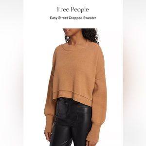 Free People Easy Street Crop Sweater